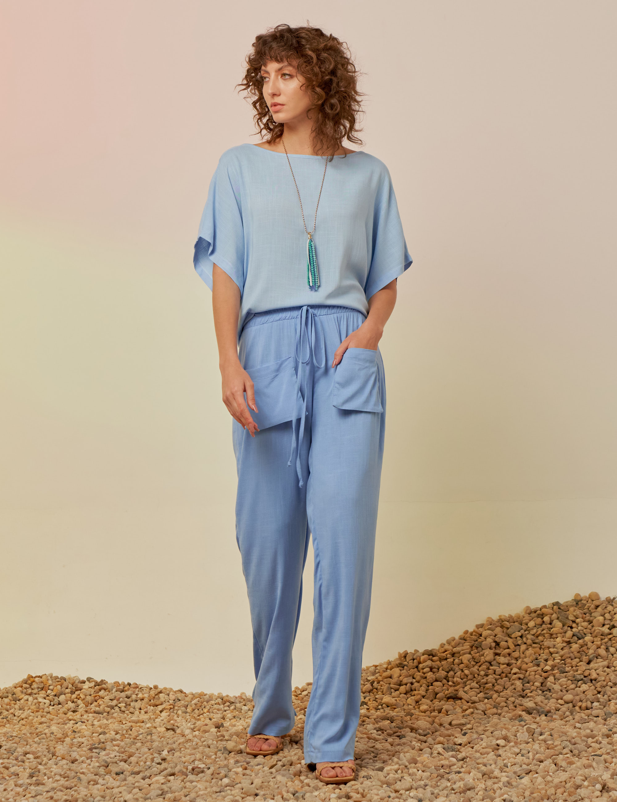 Blusa Quadrada Linho Alma