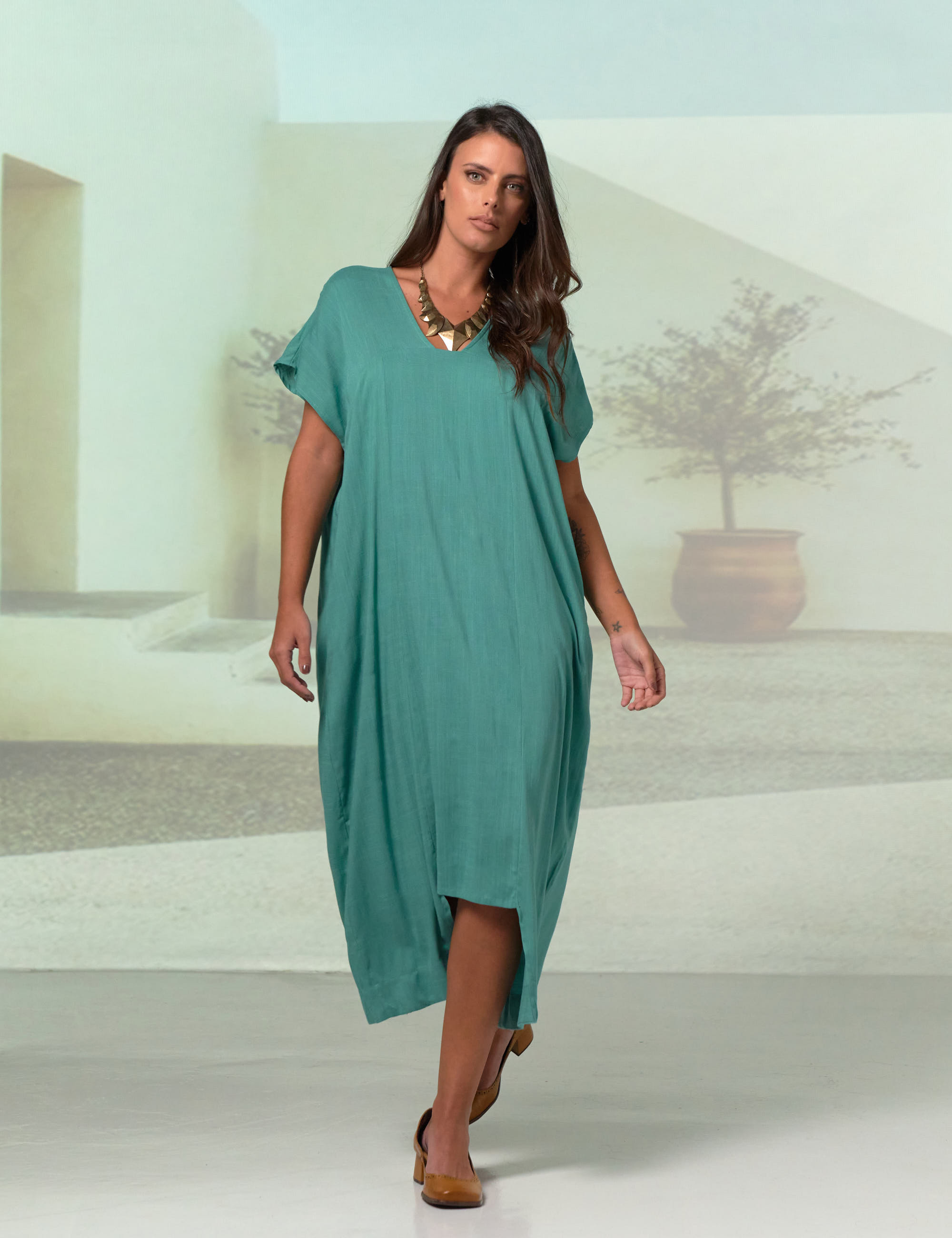 Vestido Geométrico Igarapé