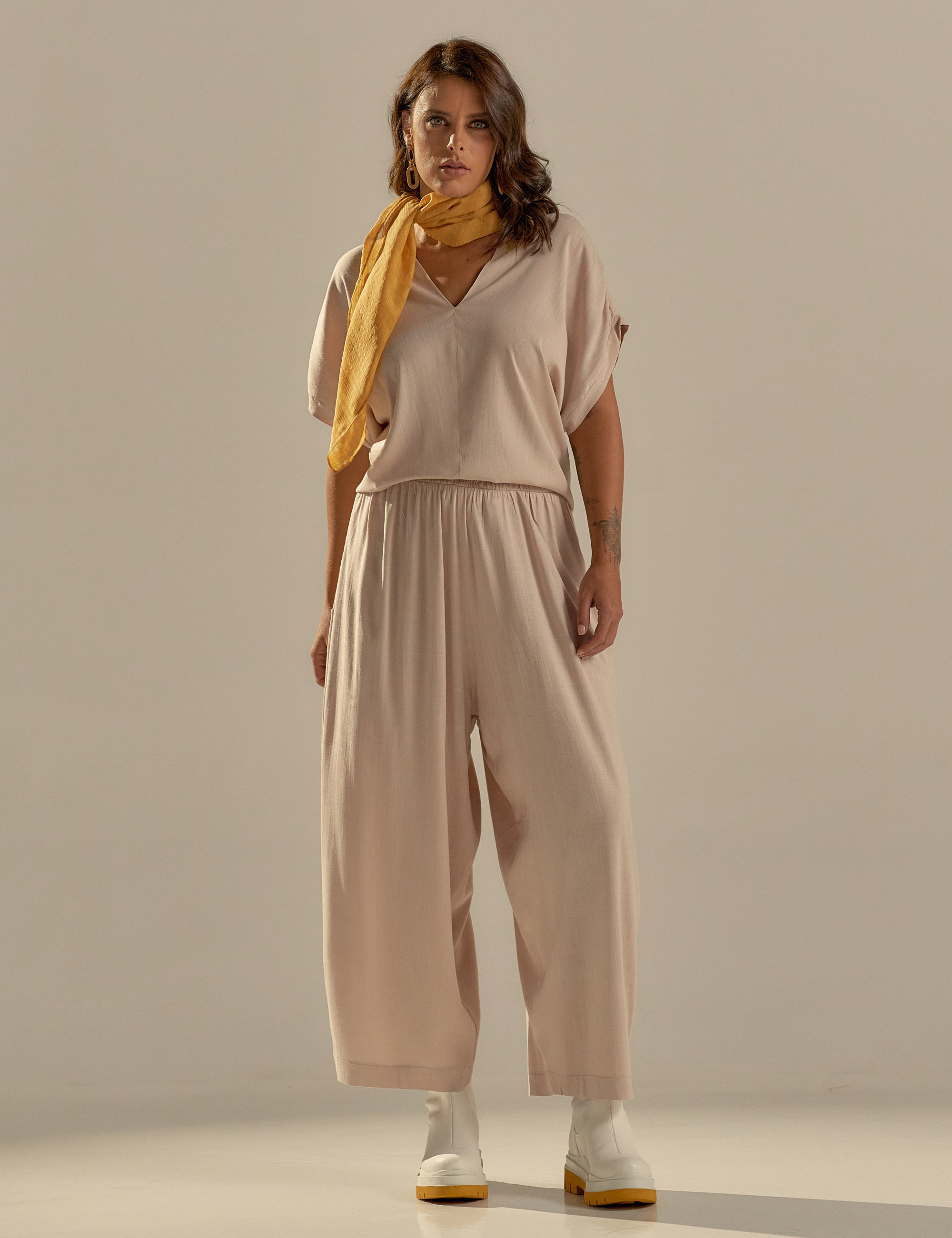 Calça Sertão Linho Aspargo