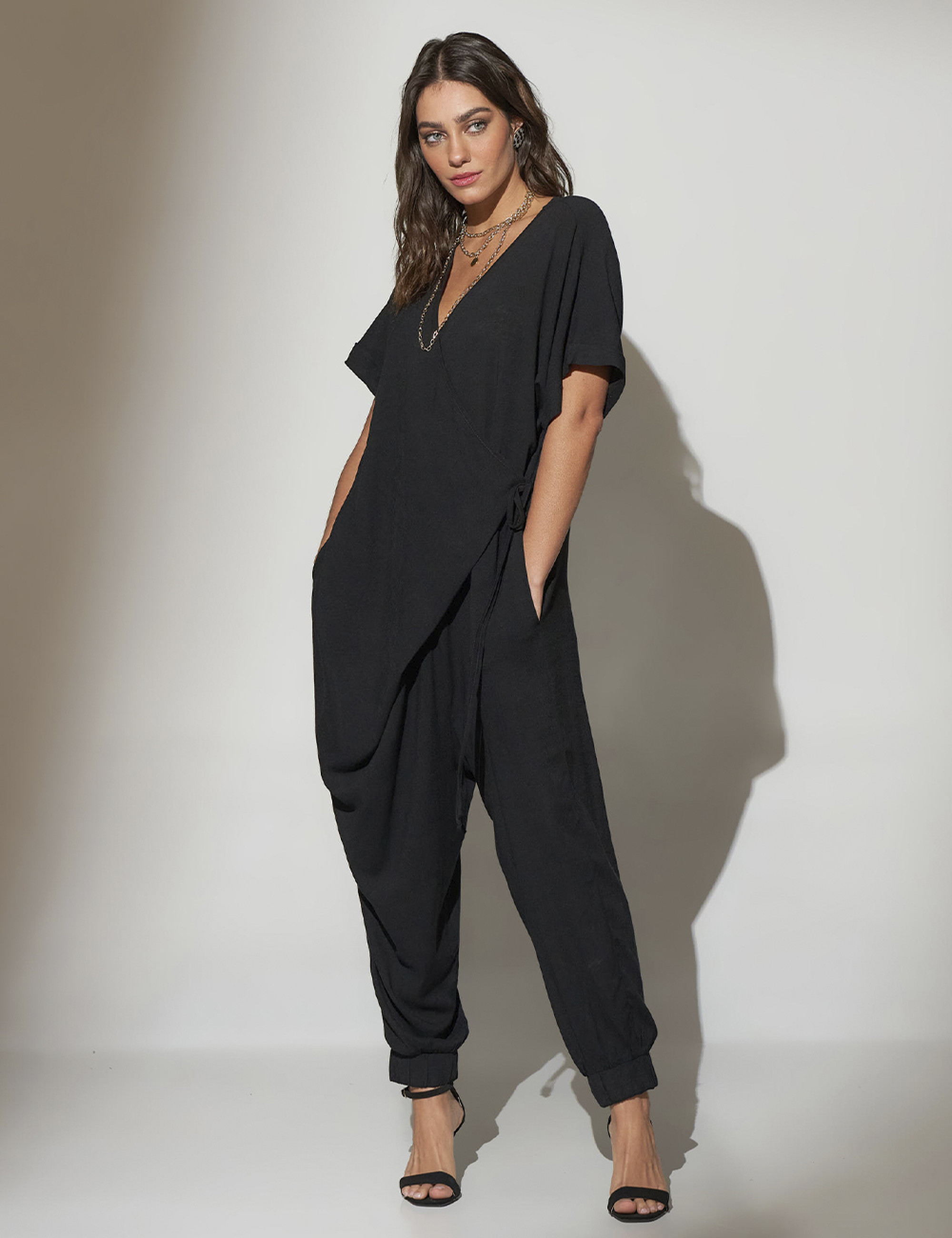 Macacão Pareo Preto