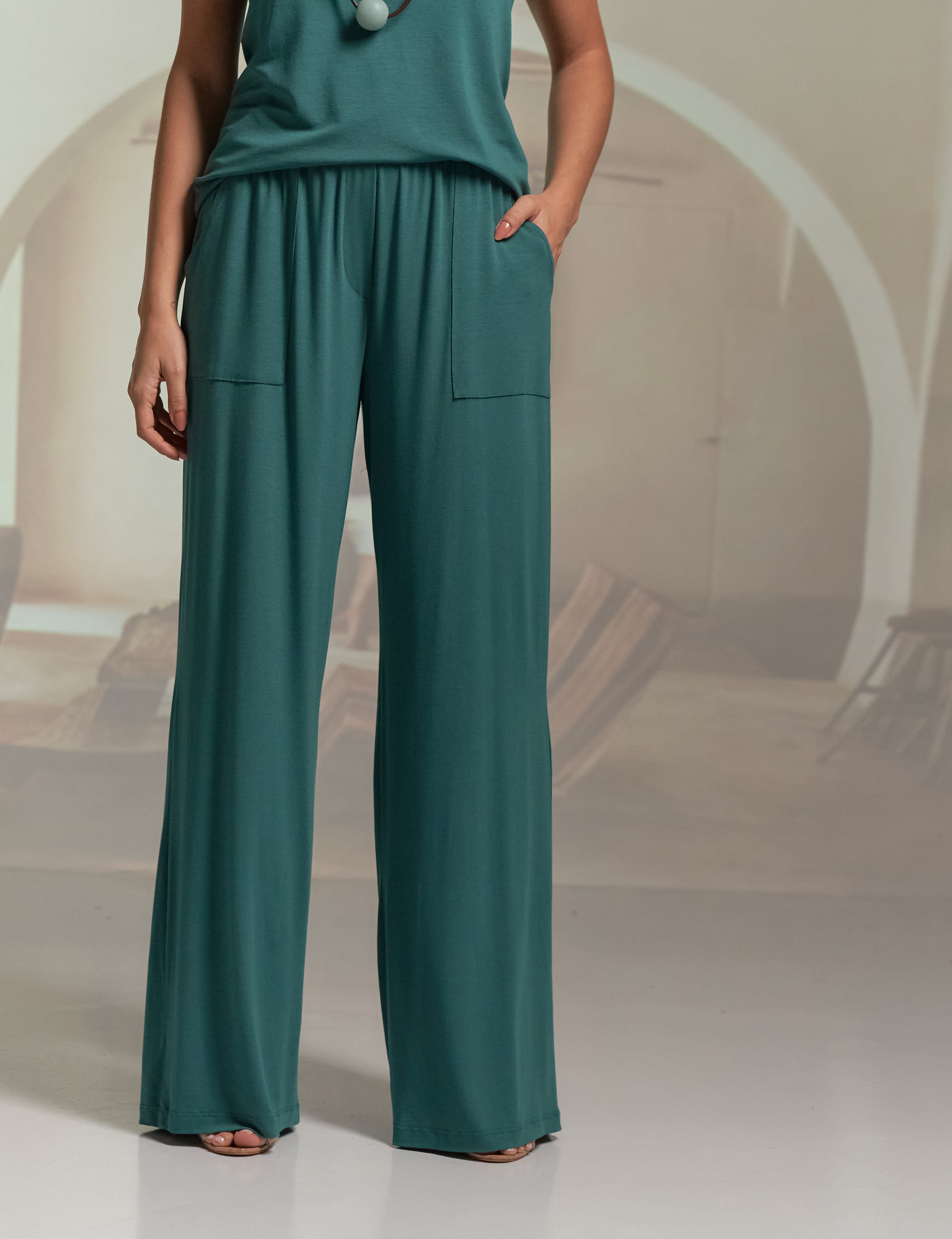 Calça Pantalona Manguezal