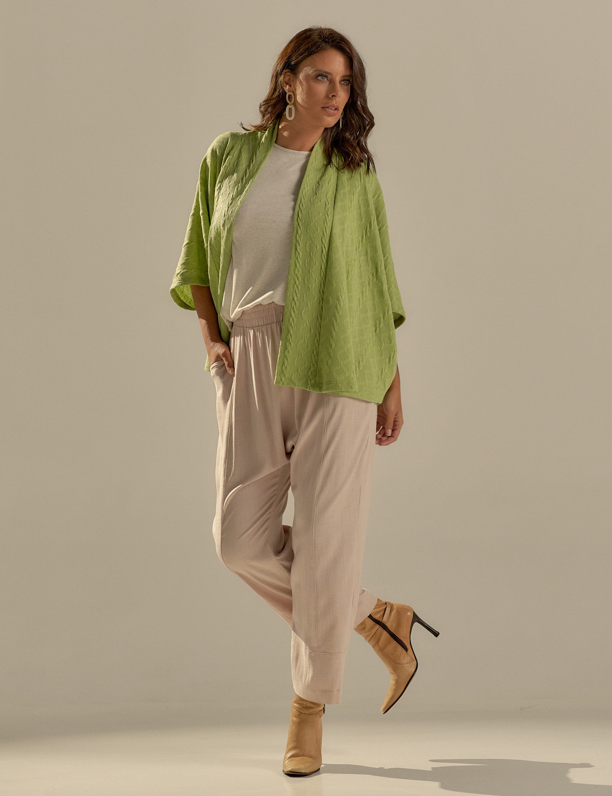 Kimono Tricô Quartzo