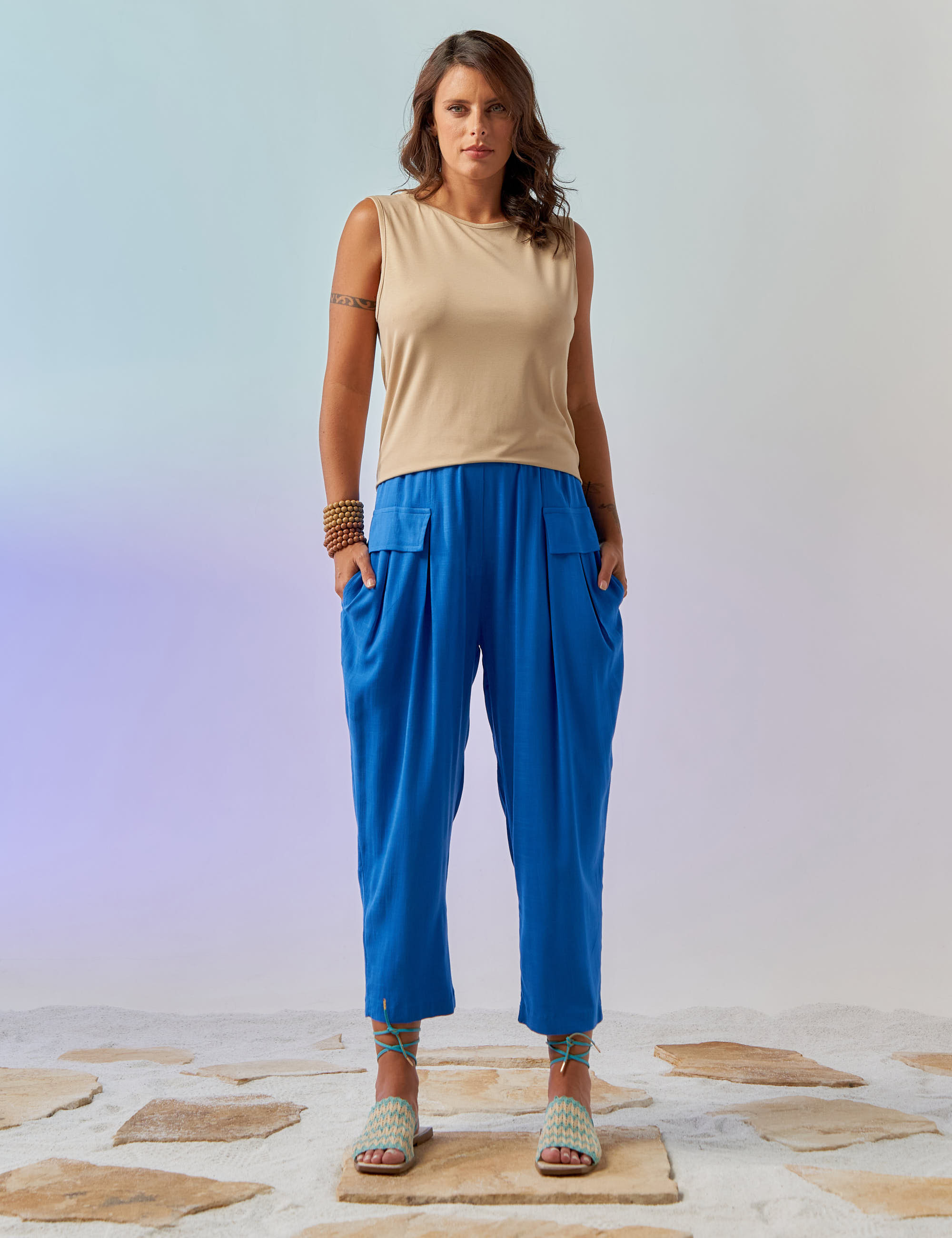 Calça Gramado Linho Grego