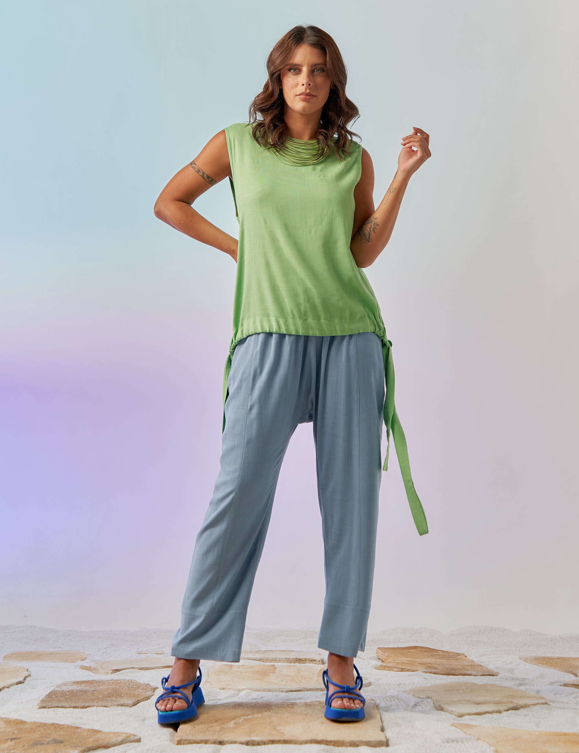 Blusa Faixa Barra Salsa