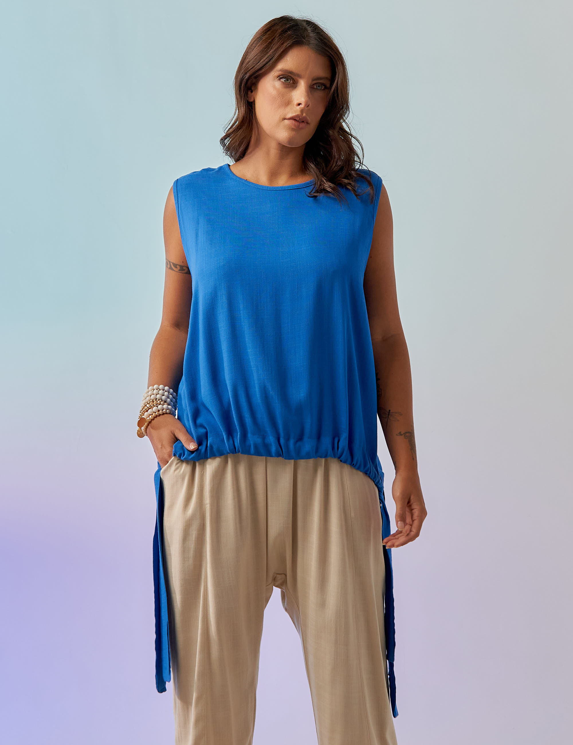 Blusa Faixa Barra Grego