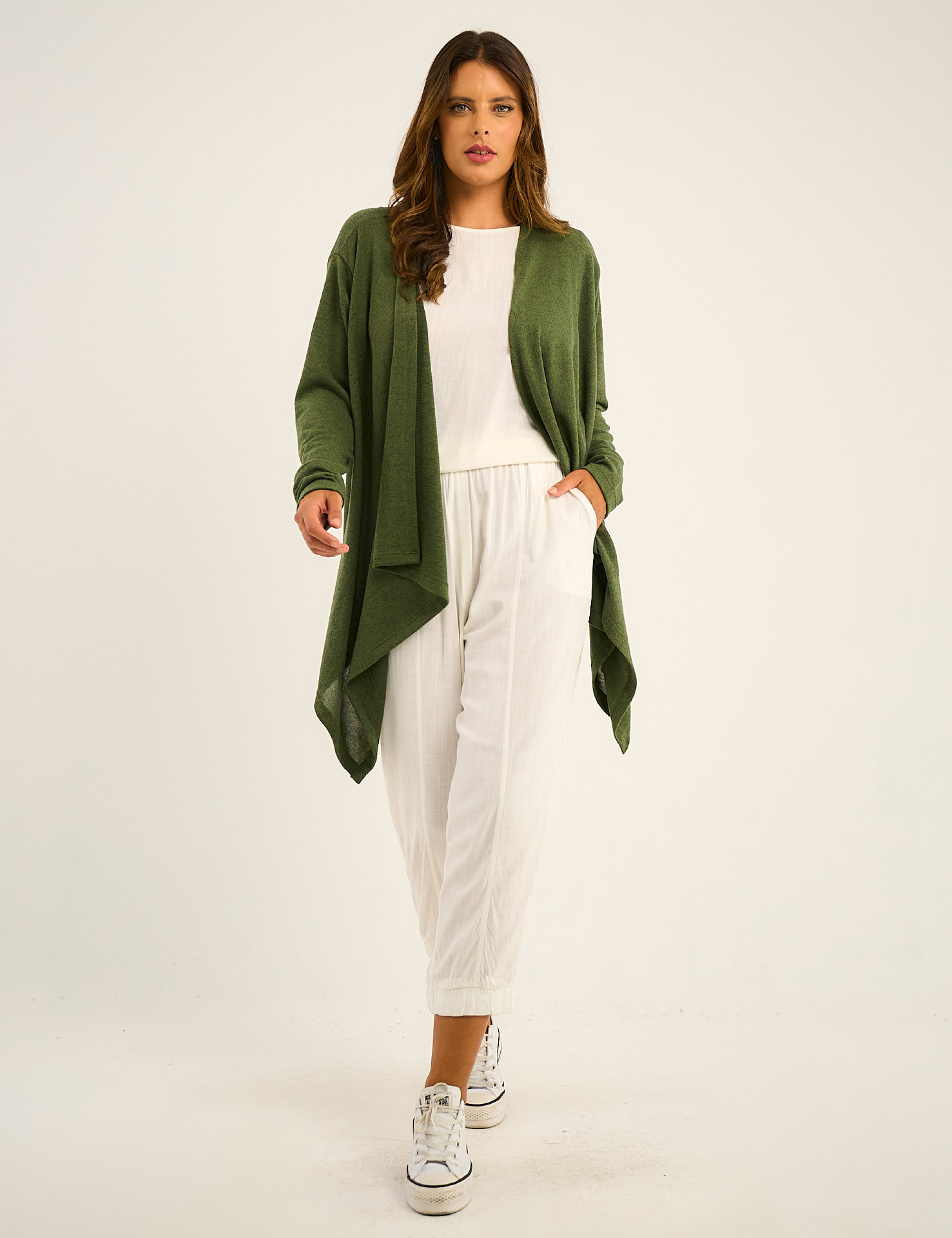 Cardigan Lã Pontas Carnaúba