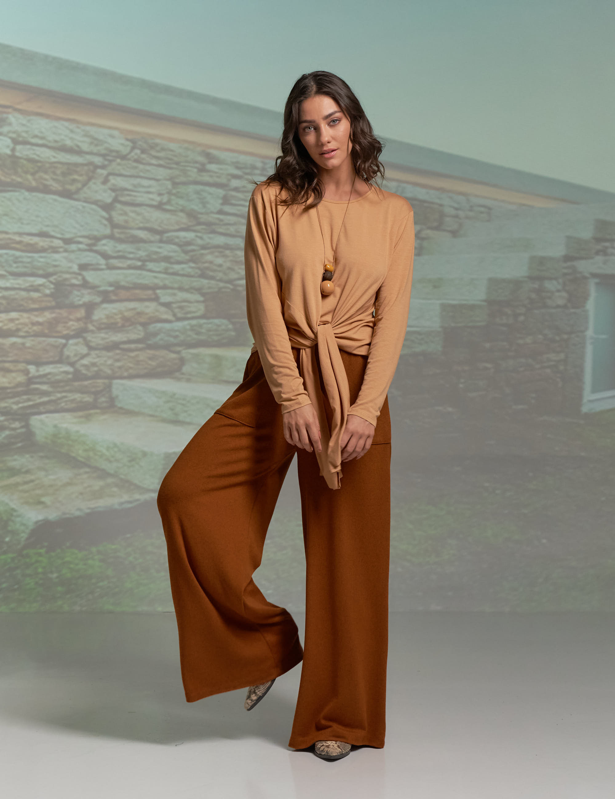 Blusa Nó Manga Longa Ambrosia