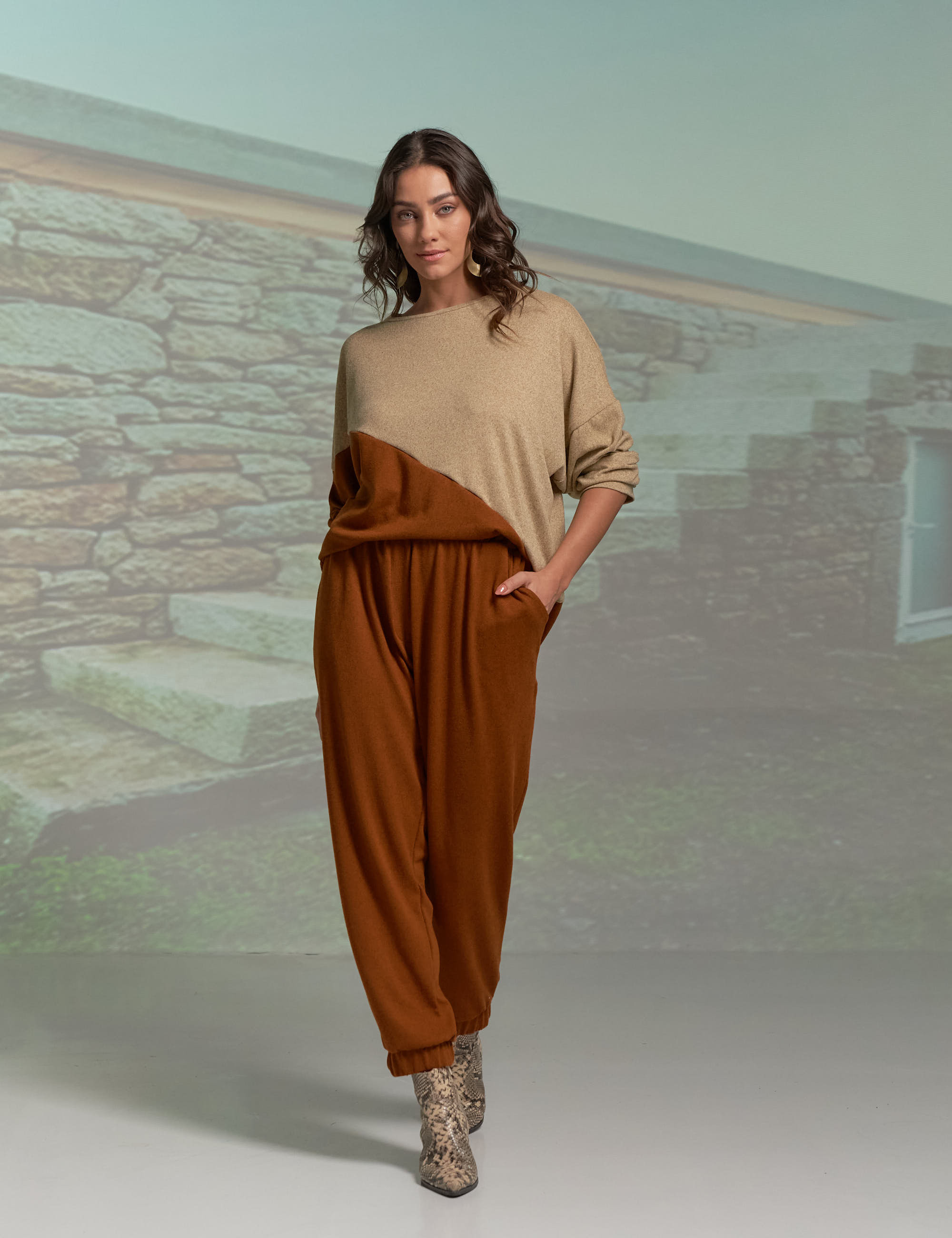 Blusa Diagonal Lã Ambrosia