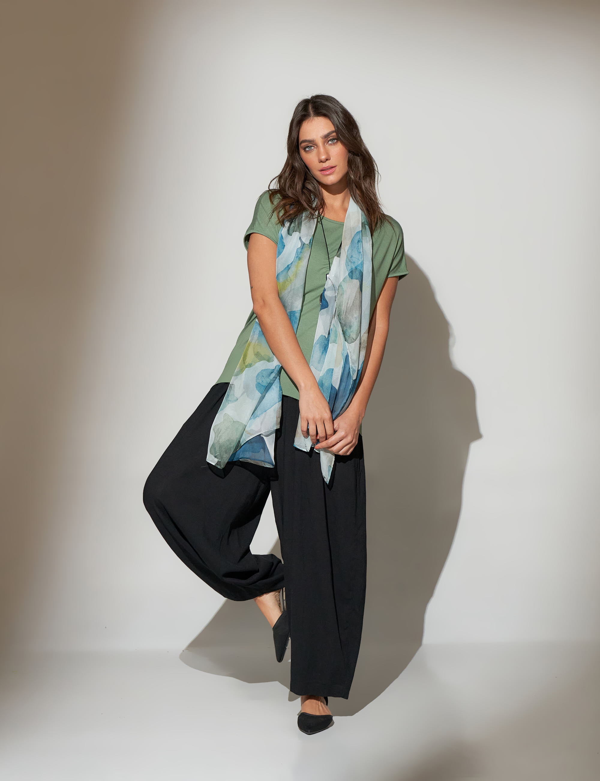 Camiseta Básica Azeitona