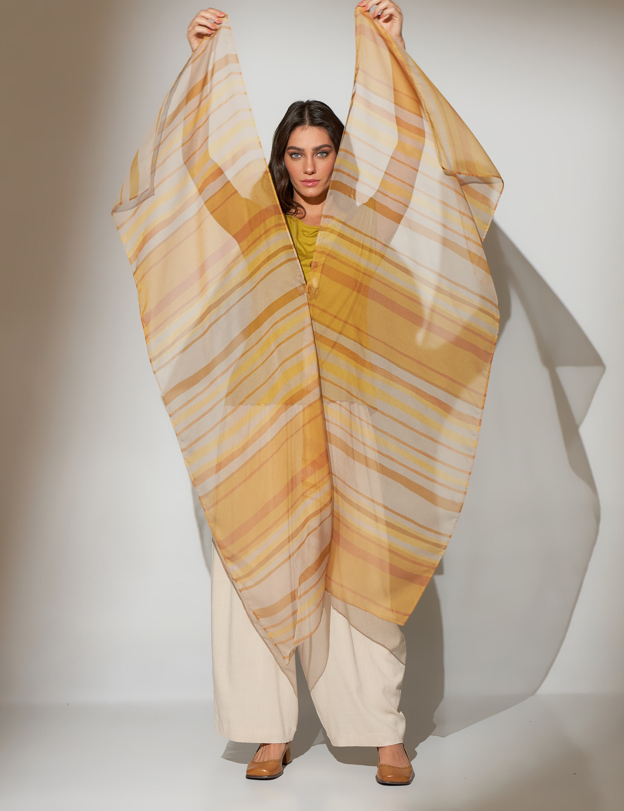 Echarpe Borboleta Capim