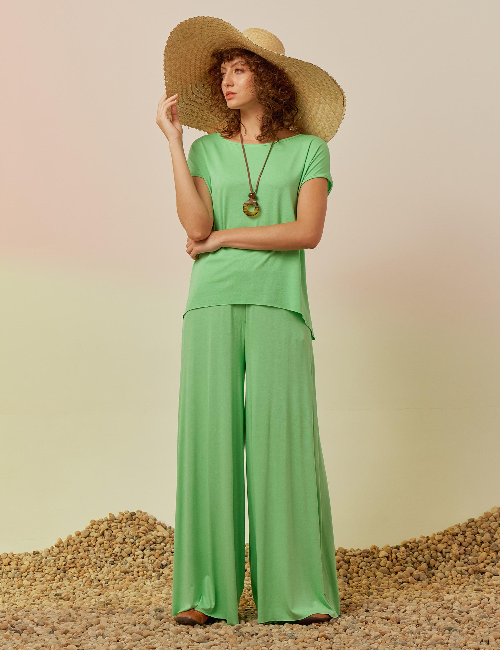 Calça Maxi Pantalona Astral