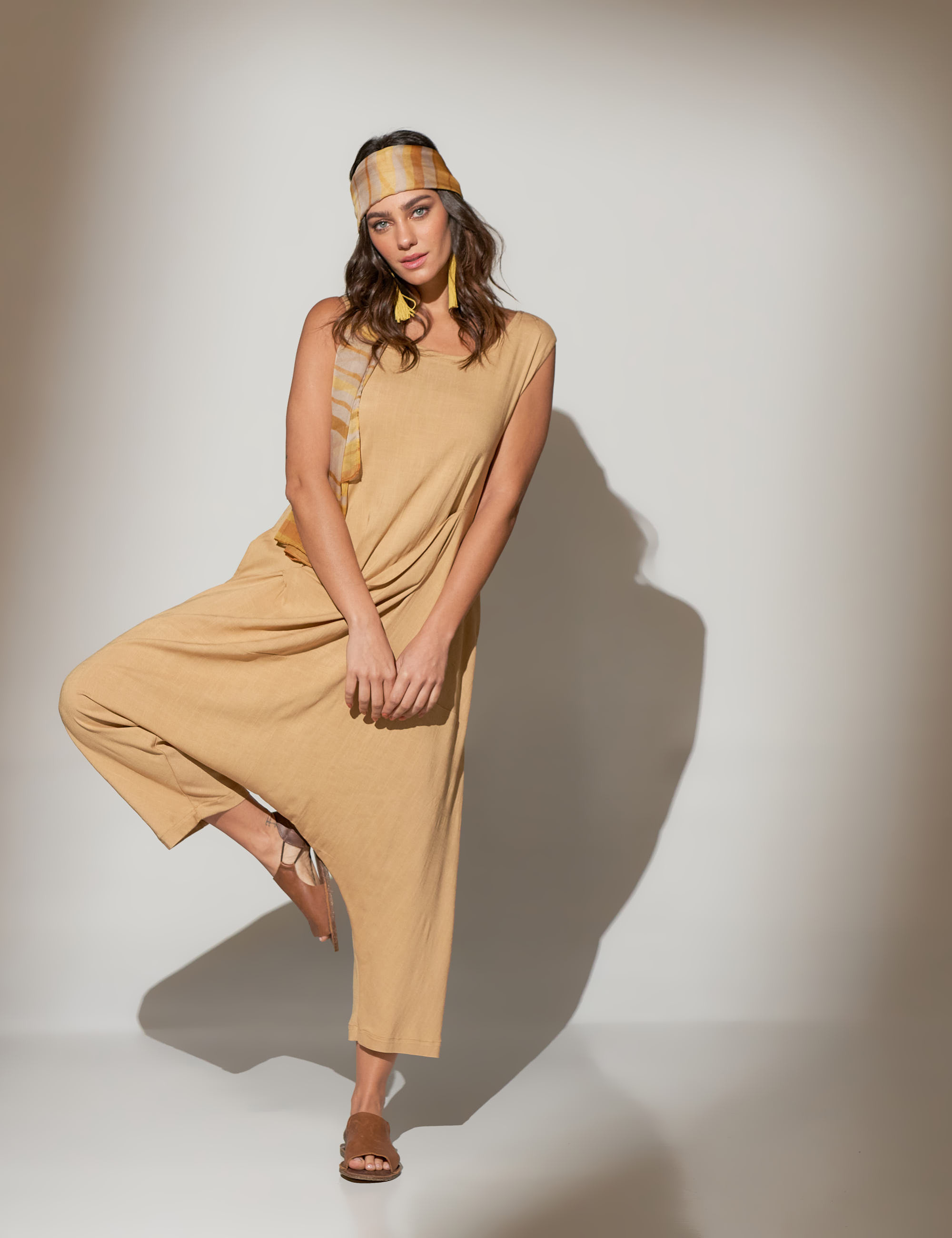 Macacão Saruel Linho Capim