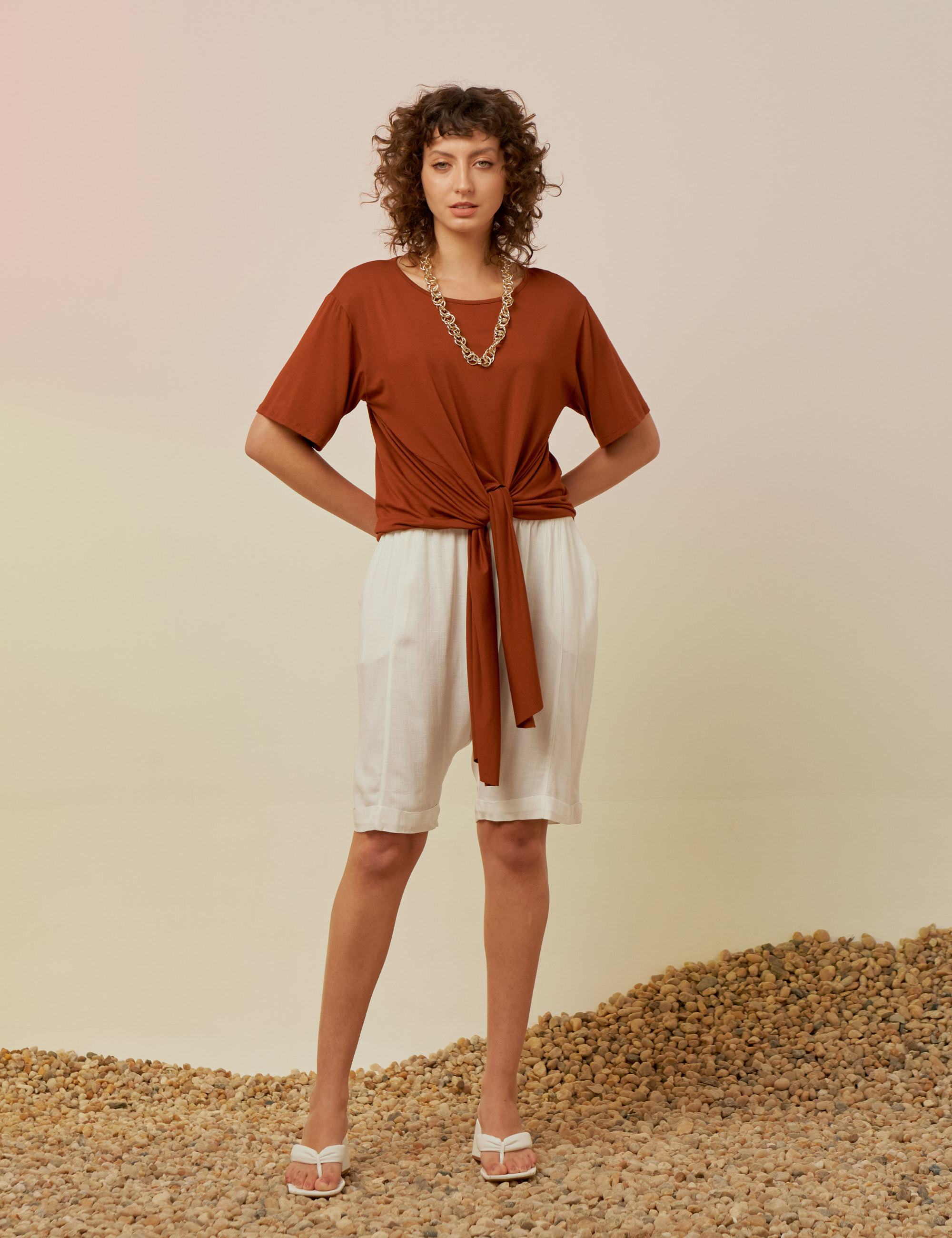 Blusa Nó Frente Buriti