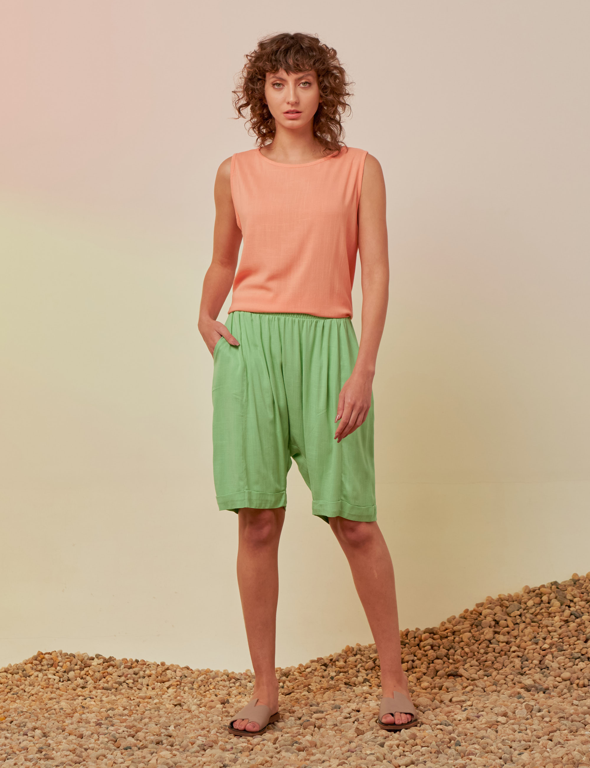 Bermuda Saruel Linho Astral