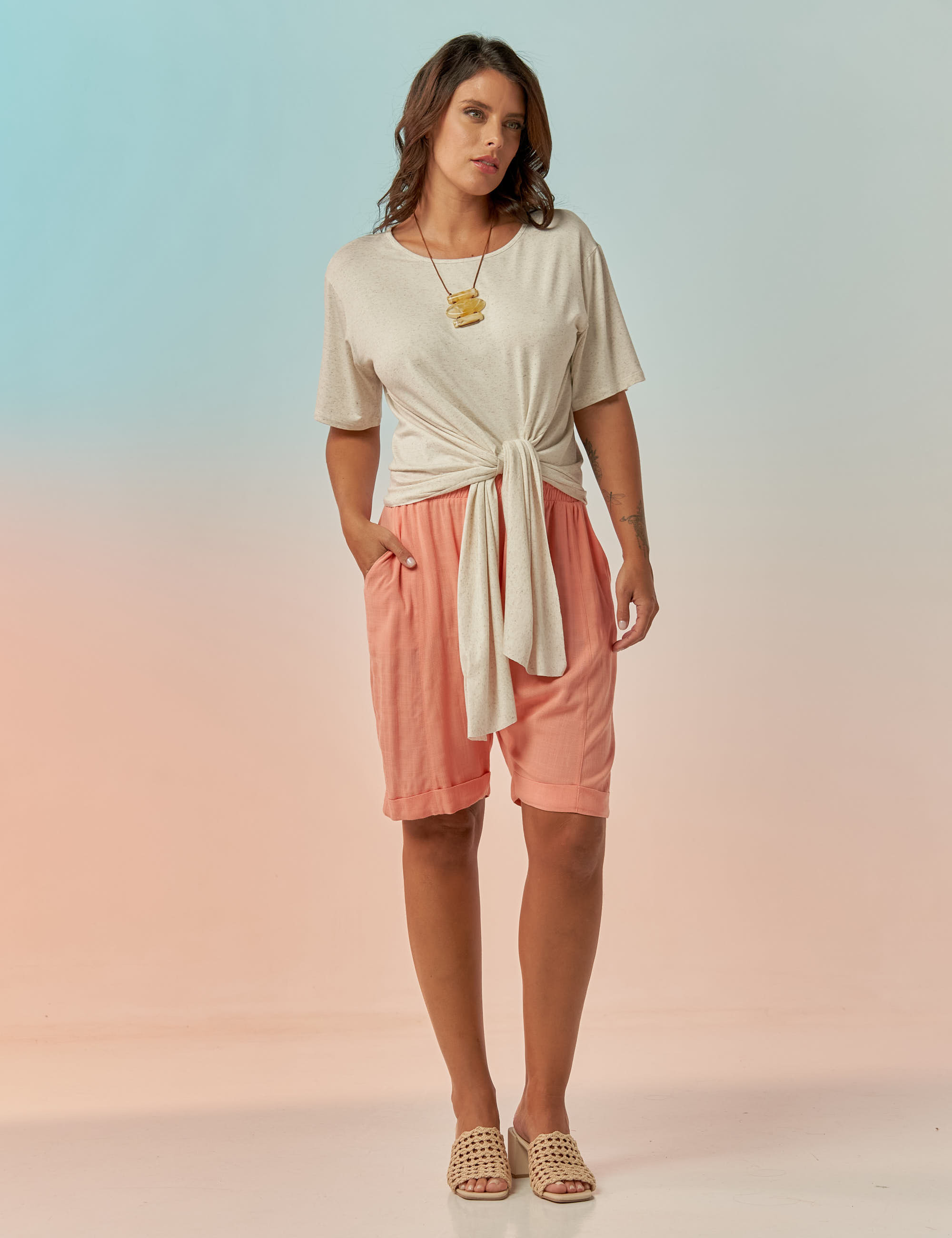 Bermuda Saruel Linho Bellini