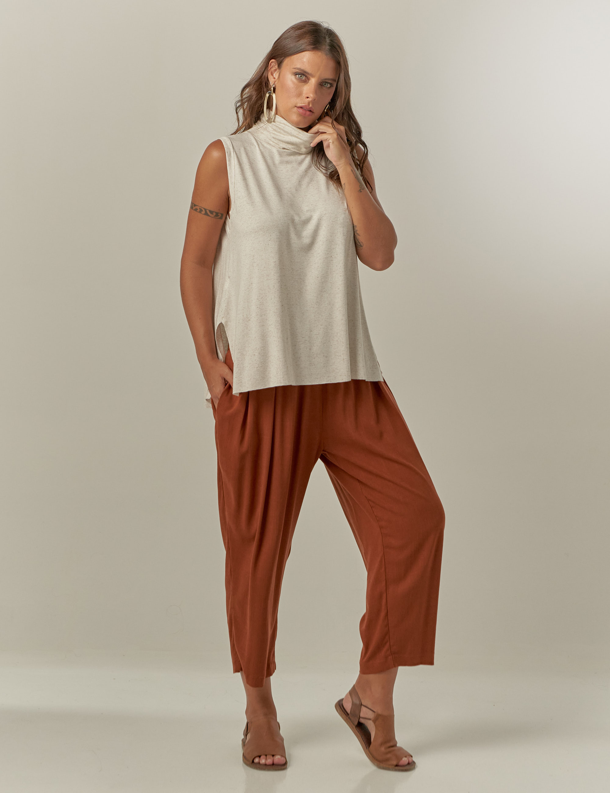 Regata Gola Alta Linen