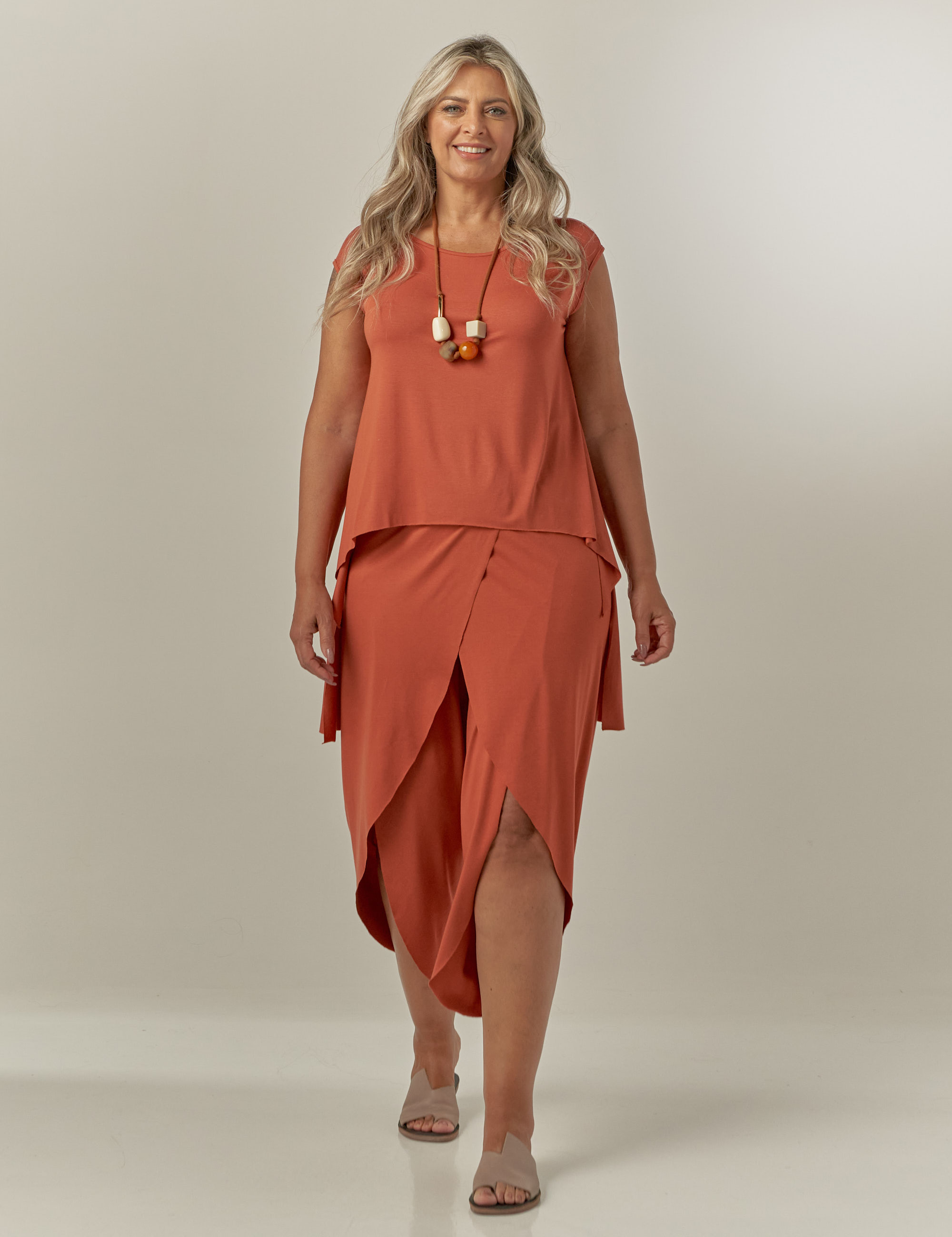 Camiseta Mullet Terracota