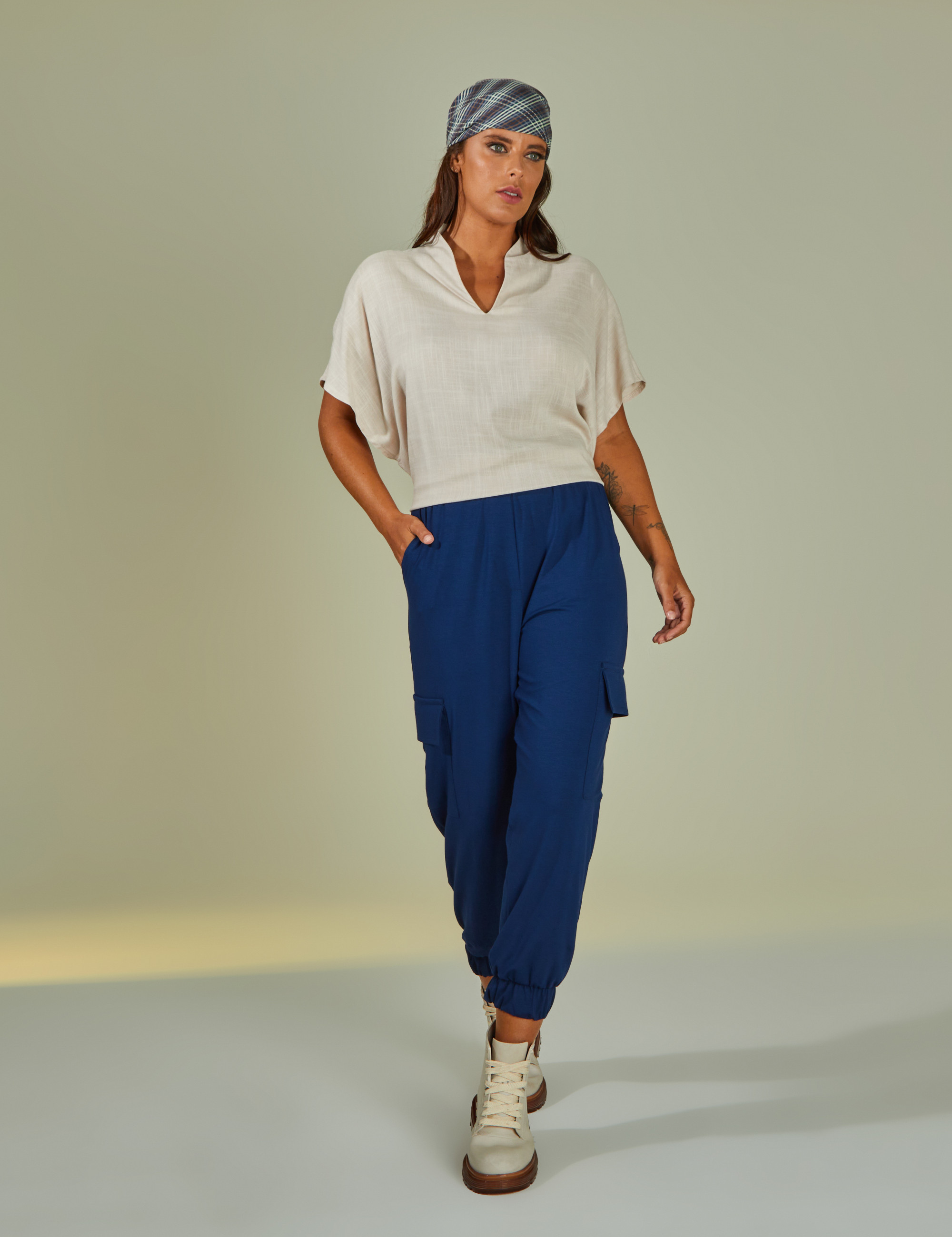 Blusa Gola Linho Gelato