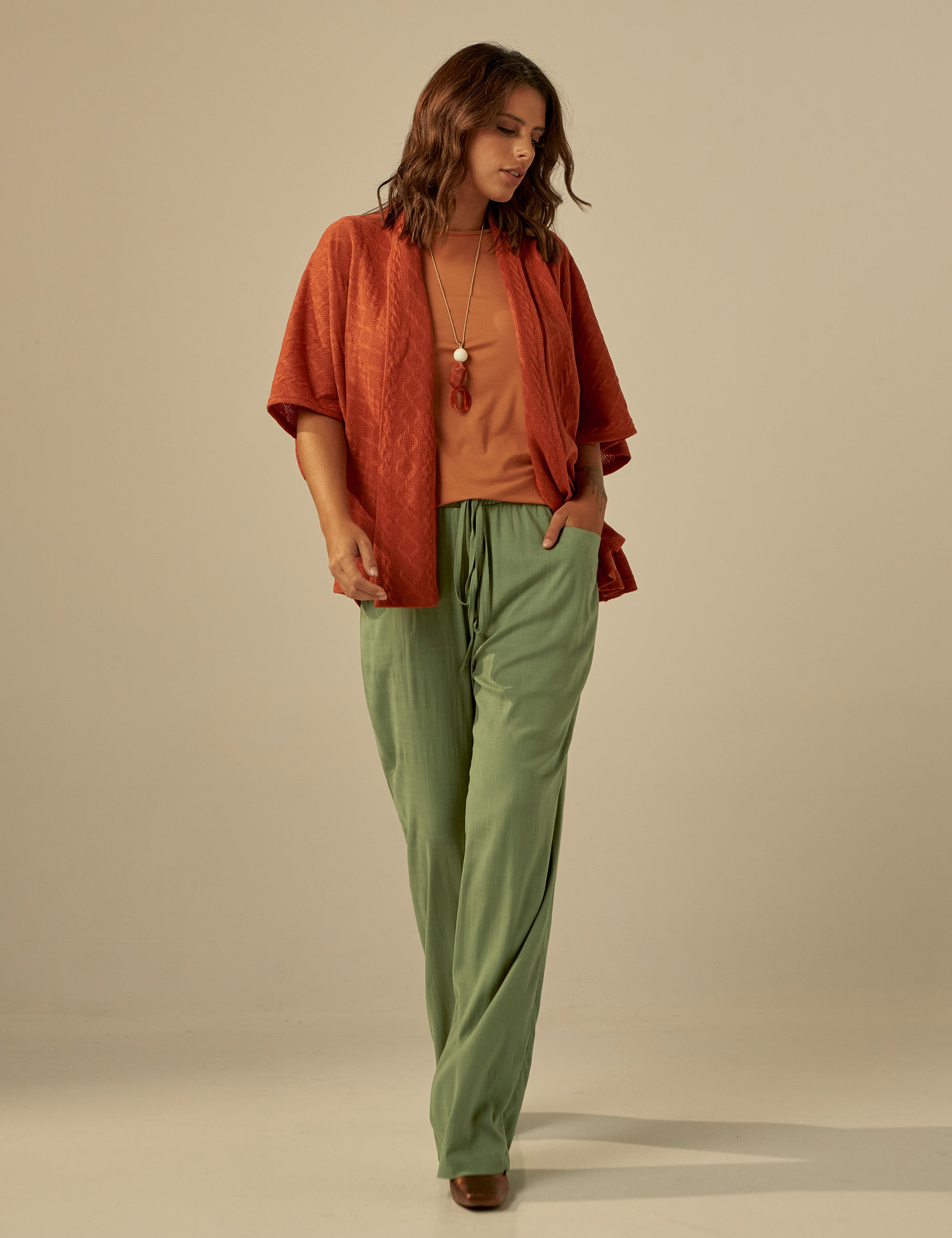 Kimono Tricô Argila