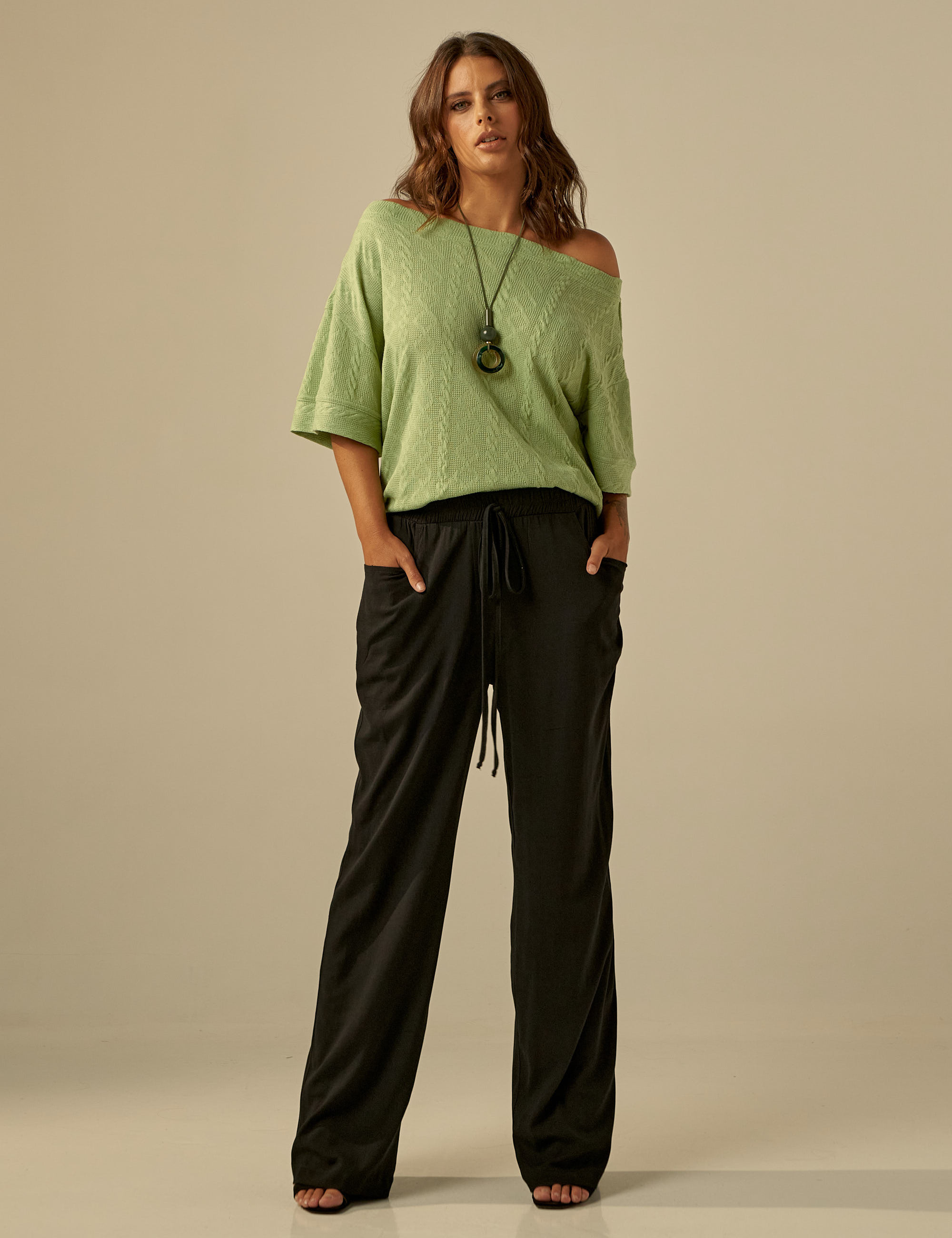 Blusa Tricô Quadrada Quartzo