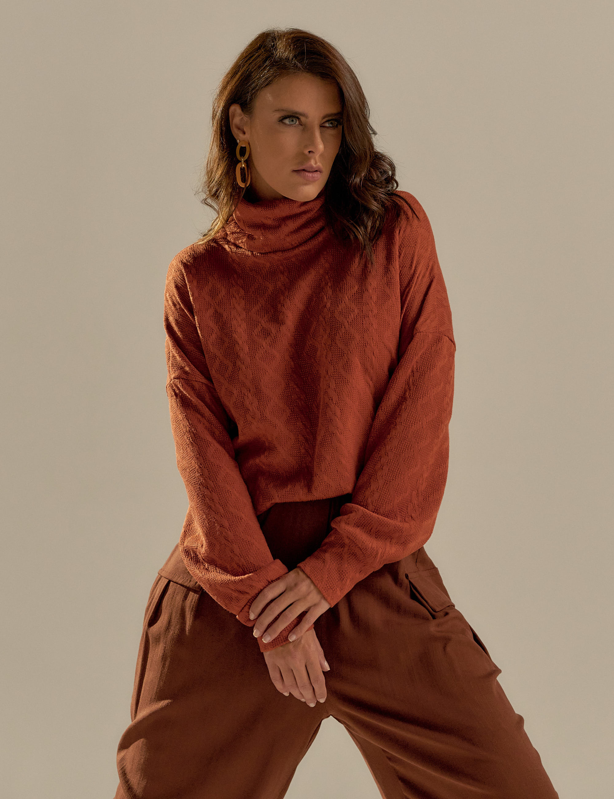 Cacharrel Tricô Argila