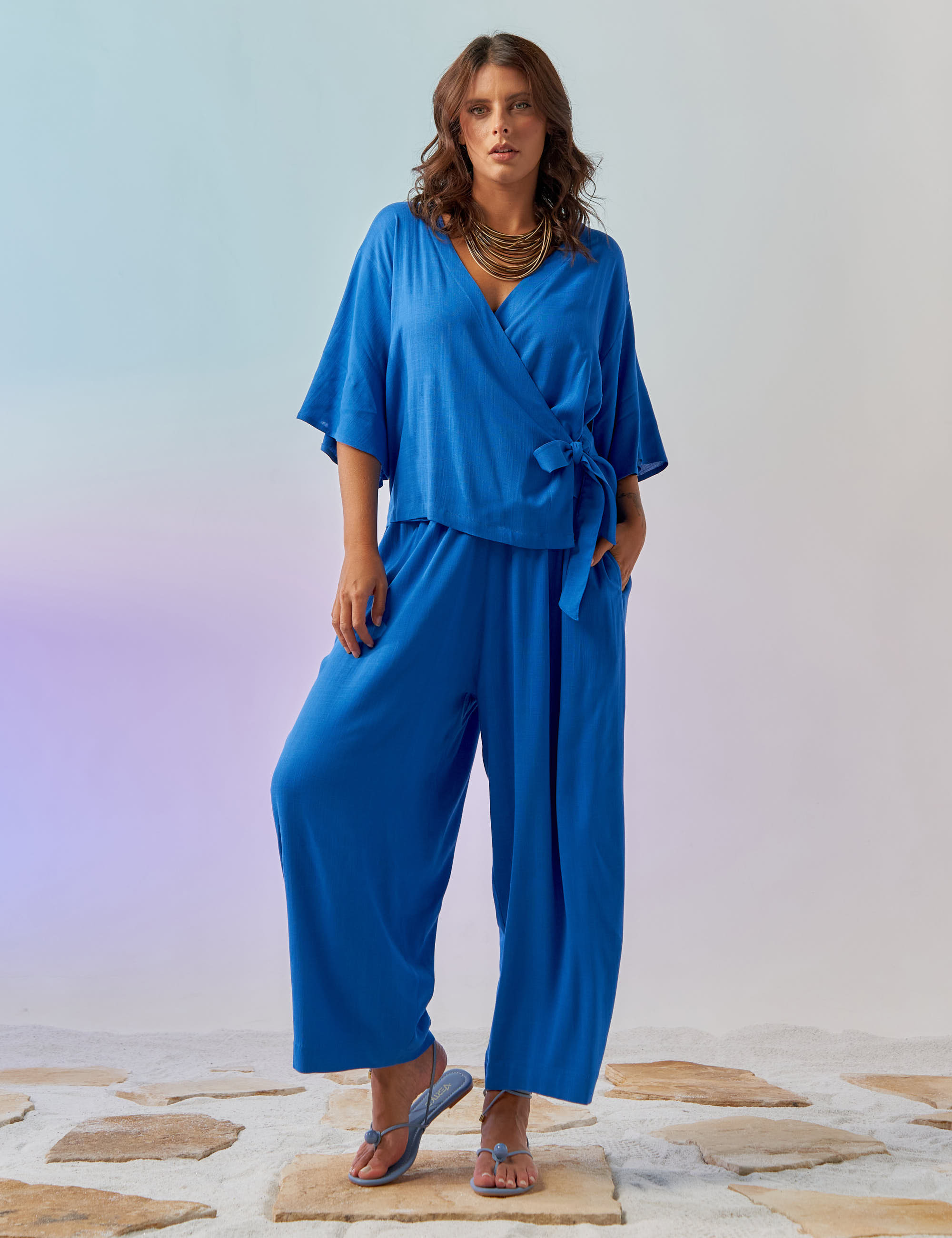 Calça Sertão Linho Grego