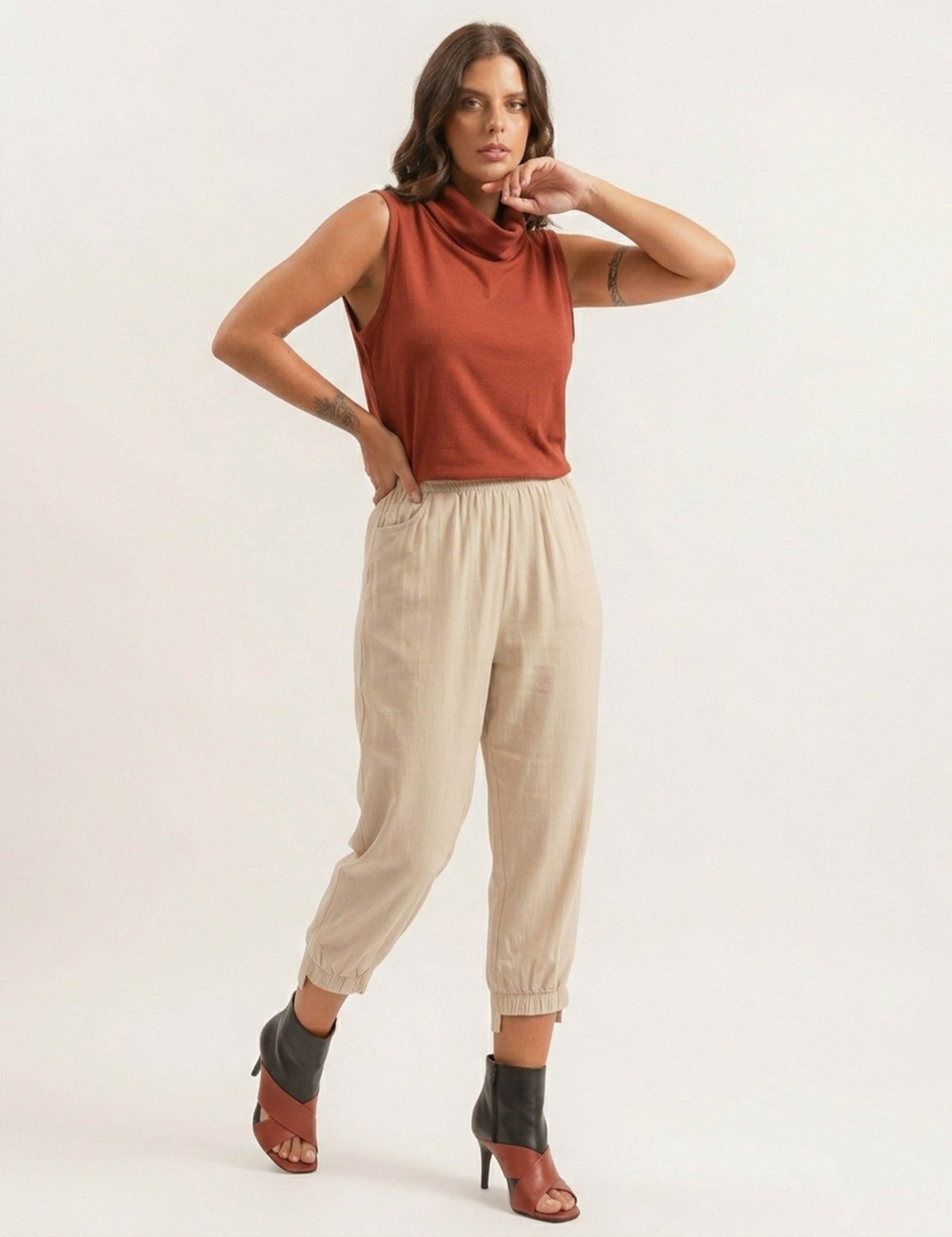 Calça Trancoso Linho Trigo