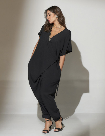 Macacão Pareo Preto