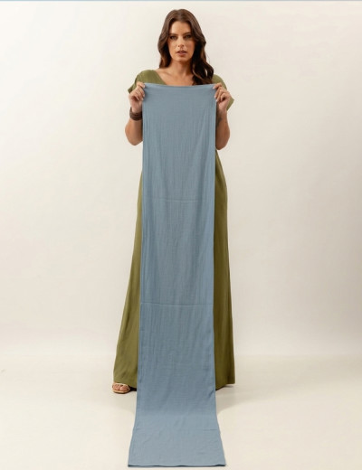 Faixa Linho Azul Celeste