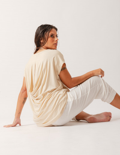 Blusa Drapeada Costa Gelato