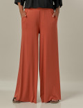 Calça Maxi Pantalona Terracota