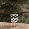 Mini Cachepot Triângulos 10cm