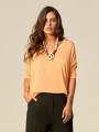 Blusa Morcego Gola V Pessego