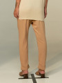 Calça Clássica Linho Areia