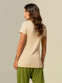 Blusa Baby Look Soft Areia