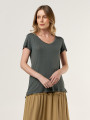 Blusa Baby Look Soft Militar