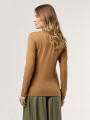 Blusa Cacharrel Malha Caramelo