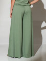 Calça Maxi Pantalona Azeitona-U