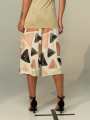 Calça Pantacourt Triângulos