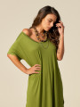 Vestido Camisetão Verde Abacate-U