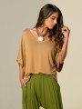Blusa Soft Gola V Tamarindo