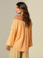 Blusa Ombro A Ombro Pêssego