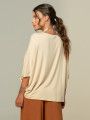 Blusa Origami Areia