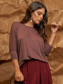 Blusa Quadrada Chocolate