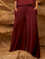 Calça Maxi Pantalona Vinho