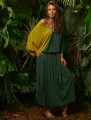 Blusa Morcego Bicolor Verde