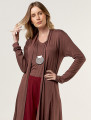 Cardigan Pontas Soft Chocolate 