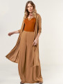 Casaco Longo Soft Caramelo