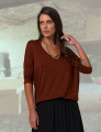 Blusa Morcego Gola V Barro