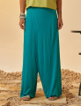 Calça Maxi Prega Mediterrâneo